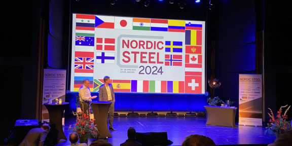 Veranstaltungssaal der NordicSteel 2024 in Lulea