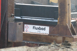 Fluxbad bei Coating