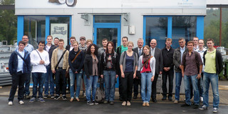 ein Foto der Exkursion zur Siegener Verzinkerei im Kreuztal