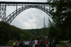 ein Foto der Exkursion zur Müngstener Brücke