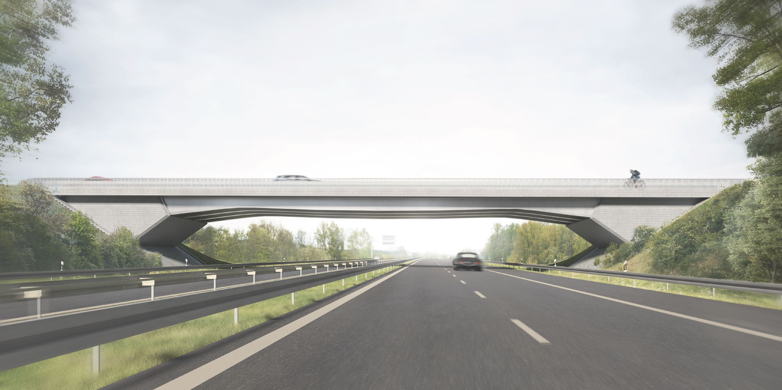 Integrale Brücke aus nichtrostendem Stahl