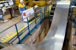 Tata Steel Mitarbeiter bei der Arbeit