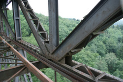 ein Foto der Müngstener Brücke 