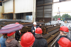 ein Foto der Exkursion zur Siegener Verzinkerei in Bochum